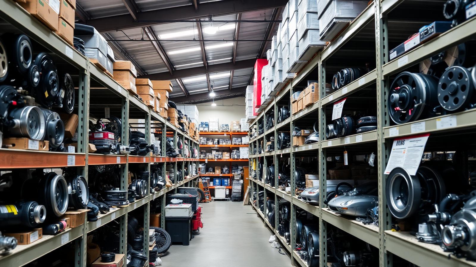 Spare parts warehouse